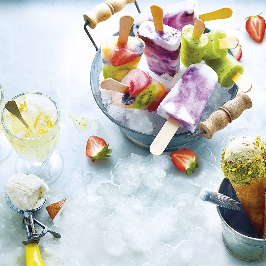 6 helados caseros de frutas: fáciles y sin heladera