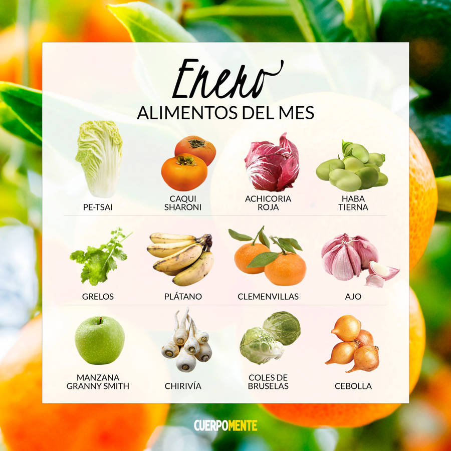 Calendario de temporada: qué frutas y verduras comer en enero