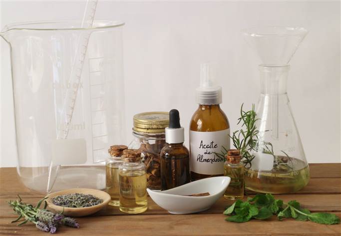 Aceite vegetal infusionado con hierbas