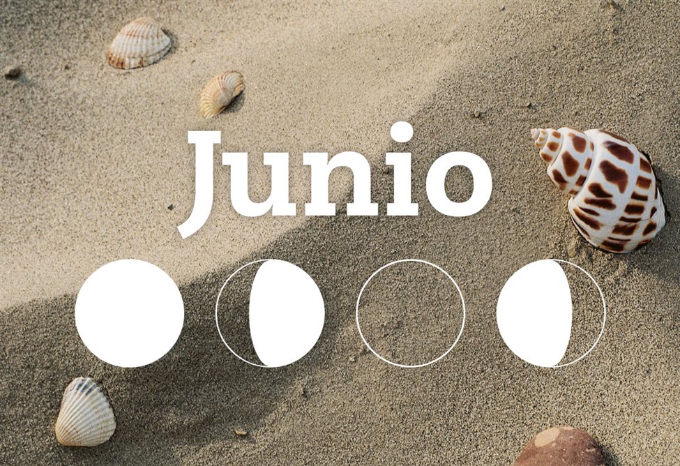 Calendario lunar de junio 2019