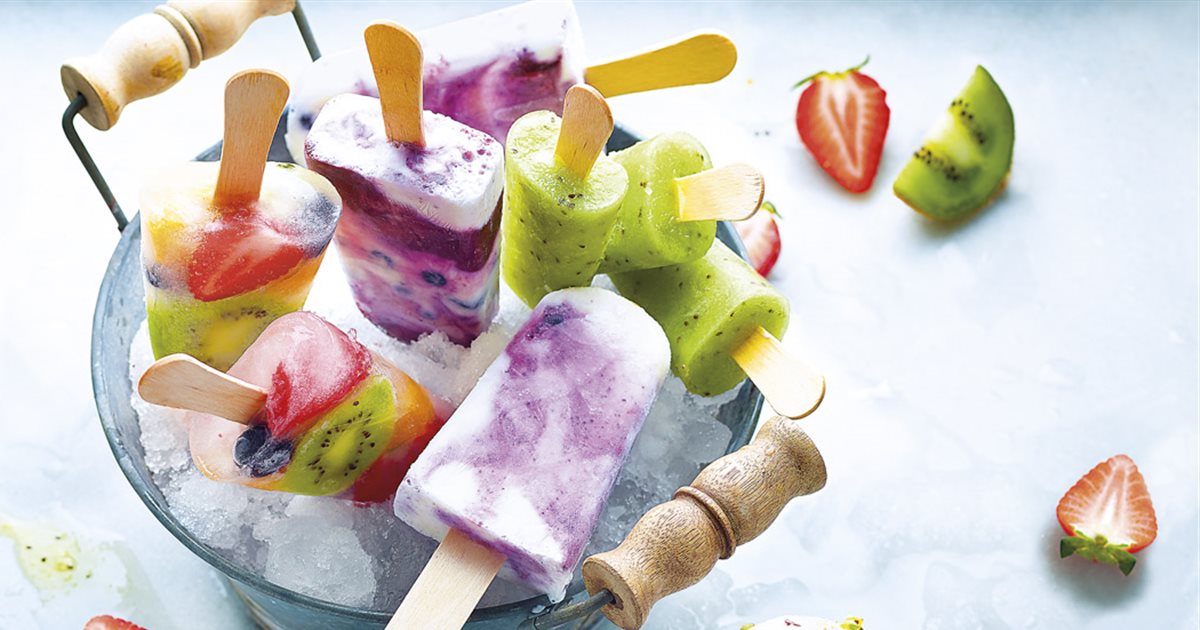 6 helados caseros de frutas: fáciles y sin heladera