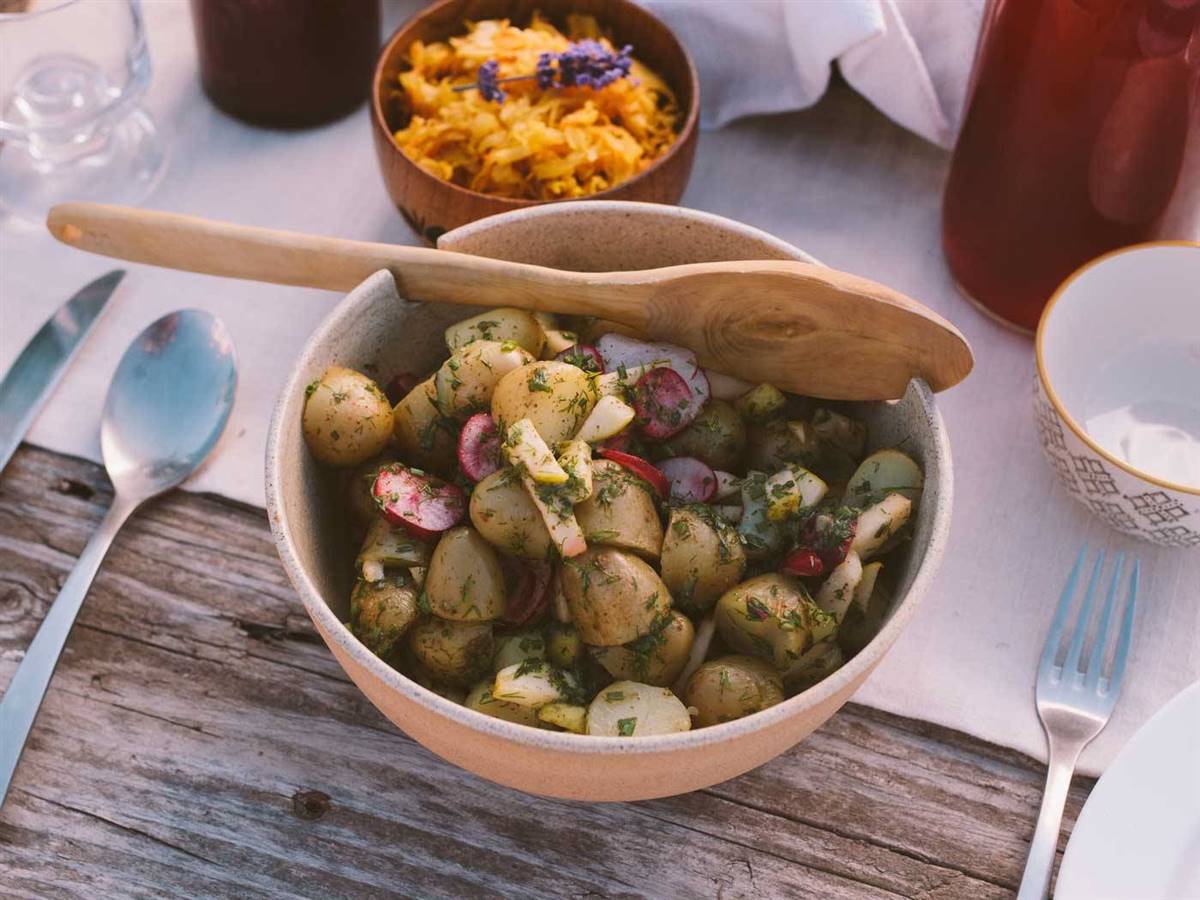 Cena ligera y saludable: ensalada campera