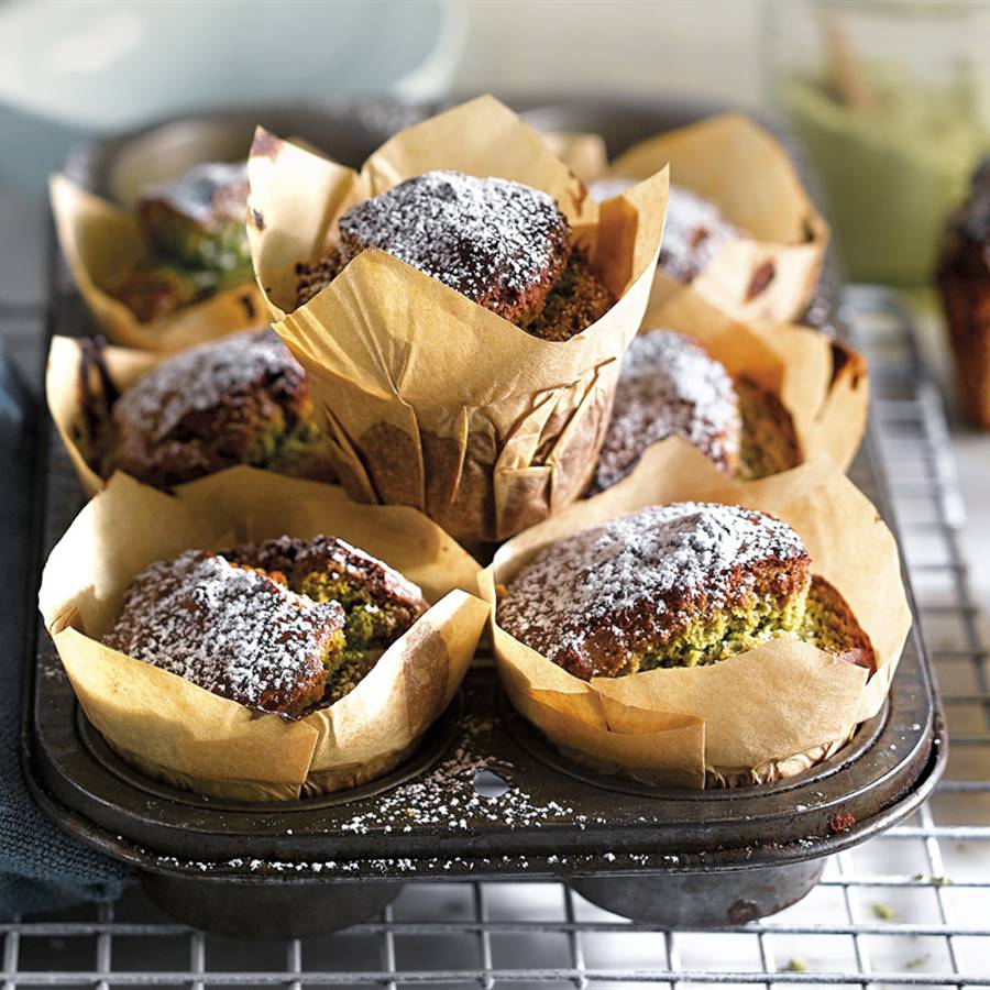 Bizcochitos de té matcha