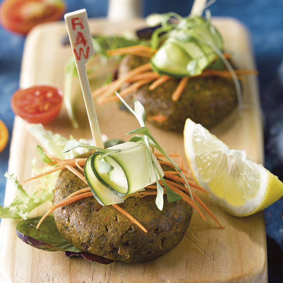 4 hamburguesas vegetales sin gluten ni soja