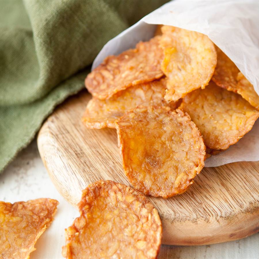 Chips de tempeh
