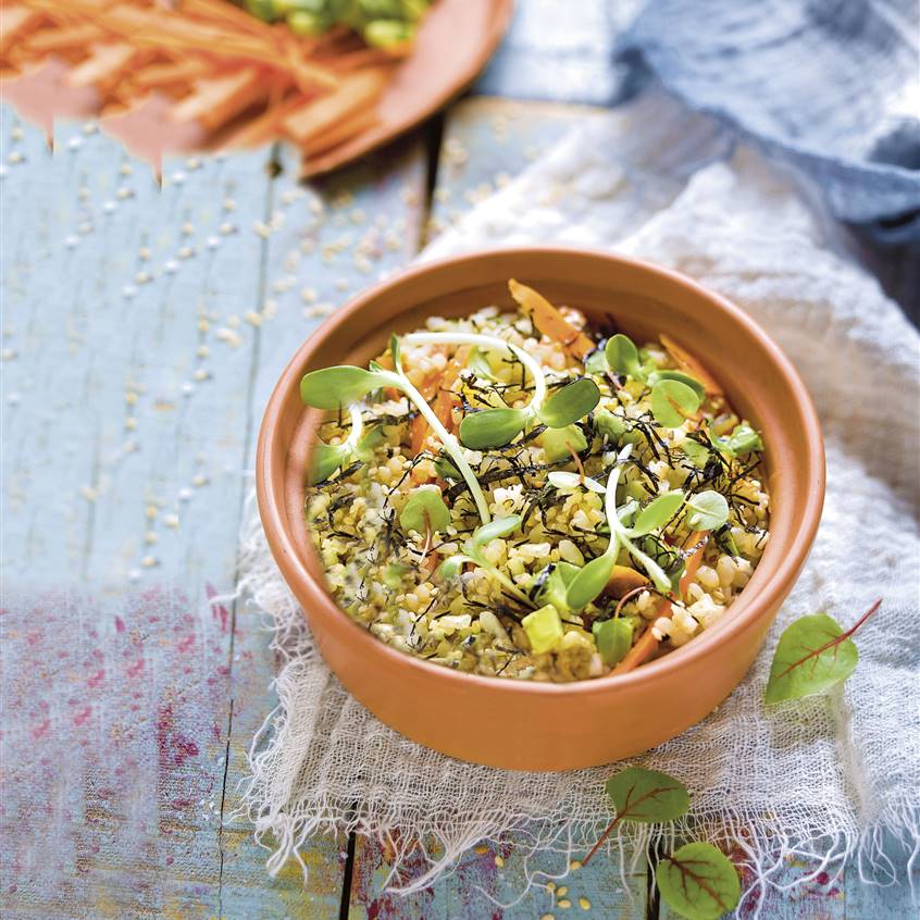 ensalada de arroz integral