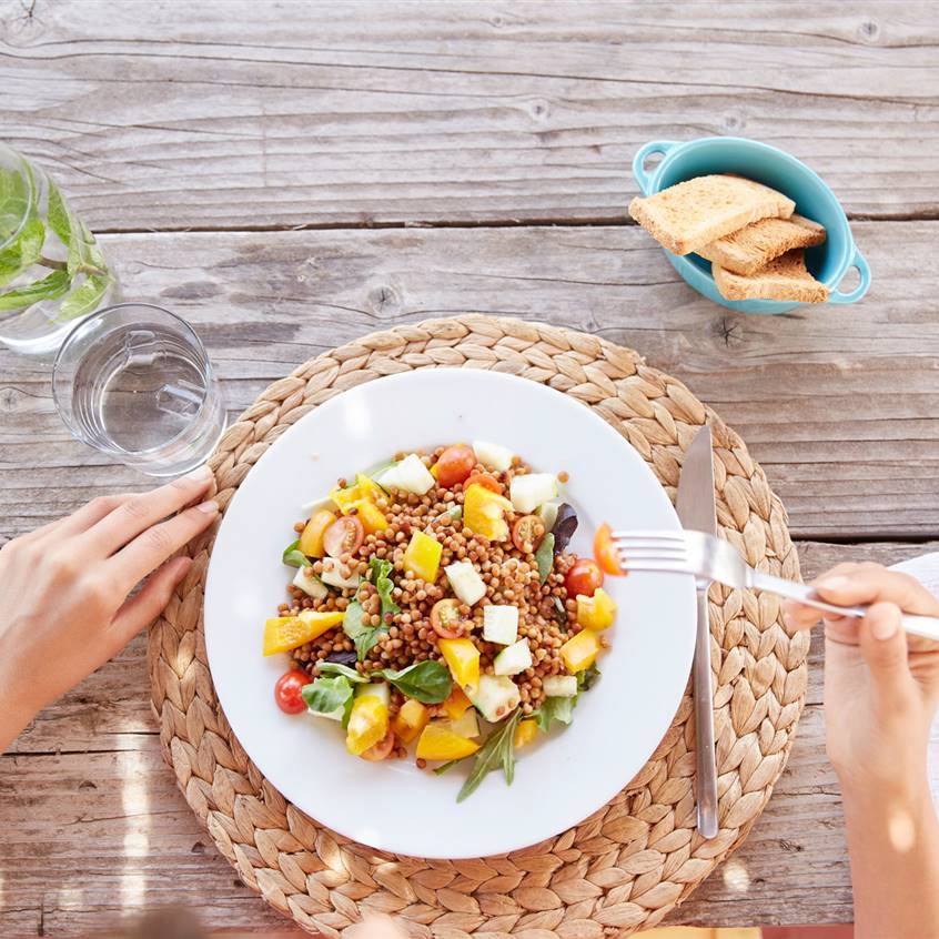 Ensalada de lentejas