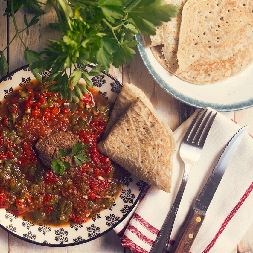 Ensalada de verduras asadas