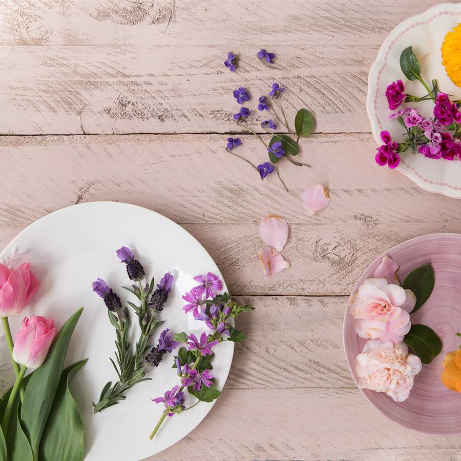 Flores en tus recetas