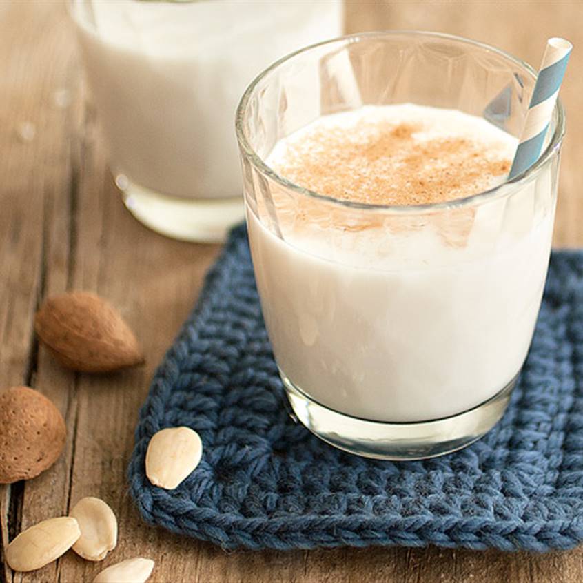 Horchata de arroz y almendras