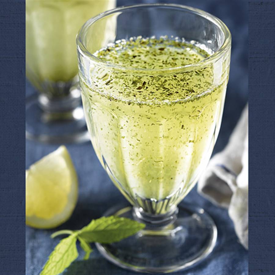 Limonada de aloe y menta