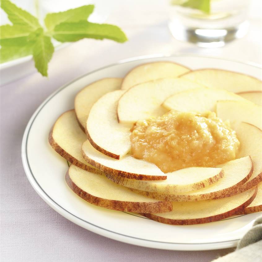 manzana y caqui