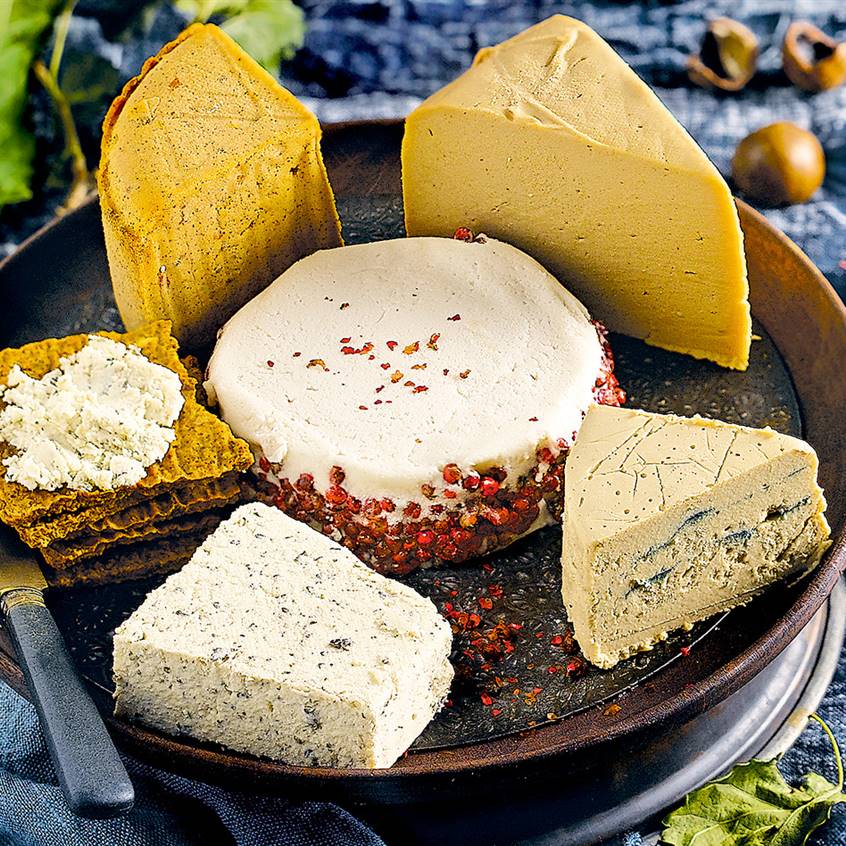 quesos veganos