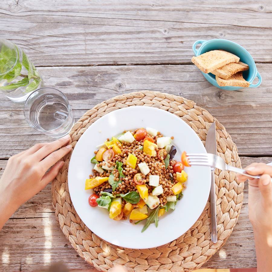 Ensalada de lentejas