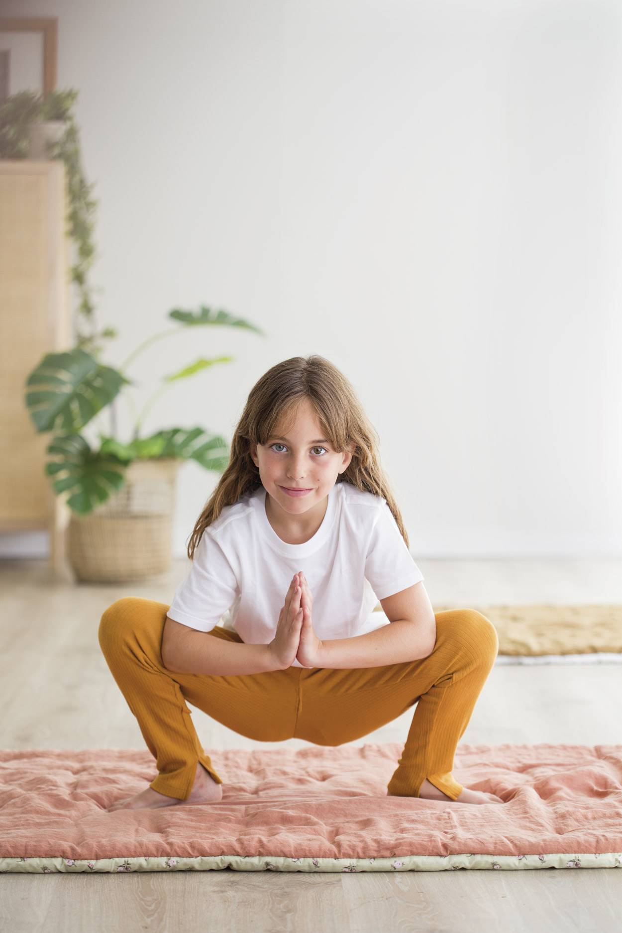 Yoga exercises with kids