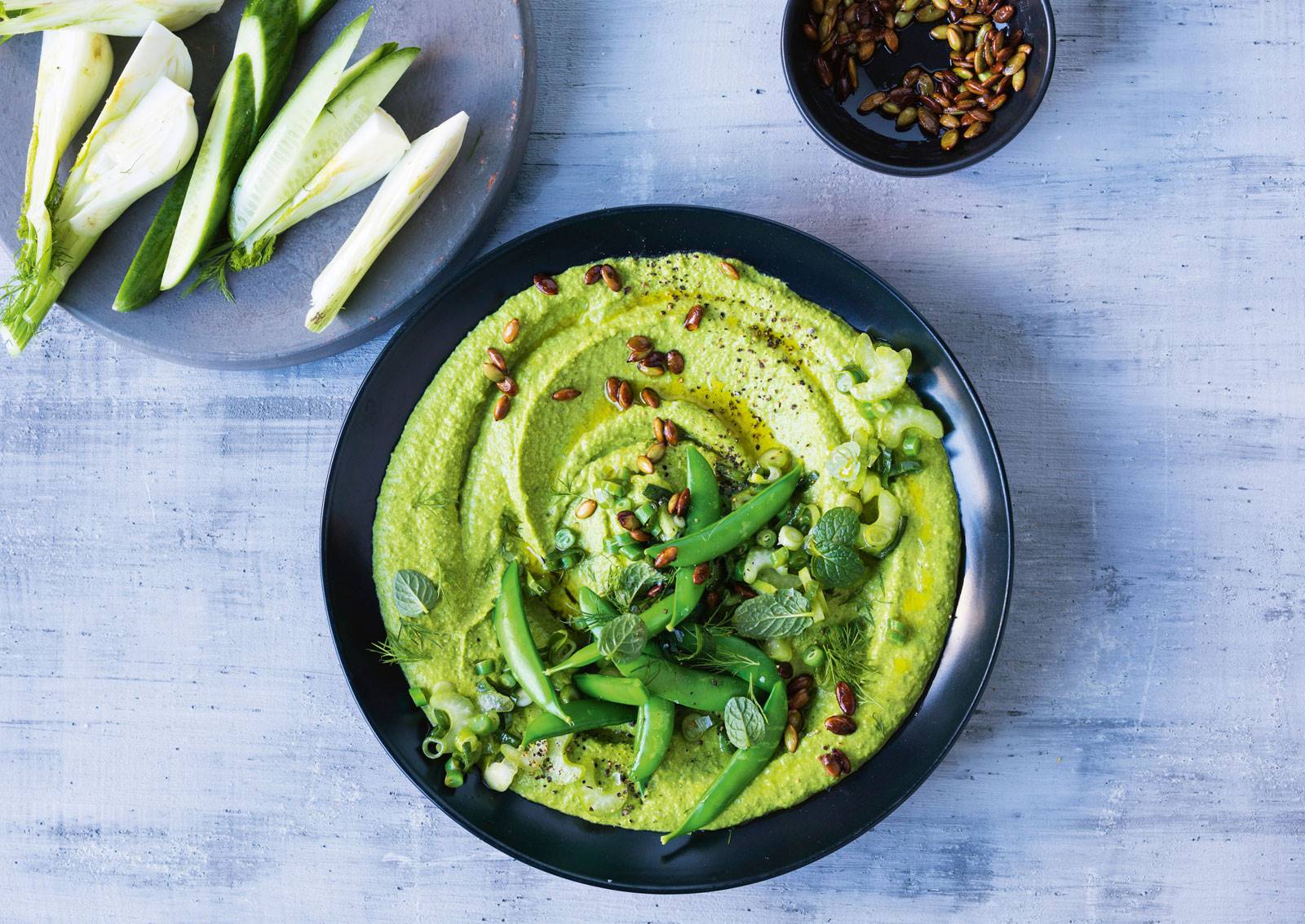 snack-saludable-express-hummus-guisantes
