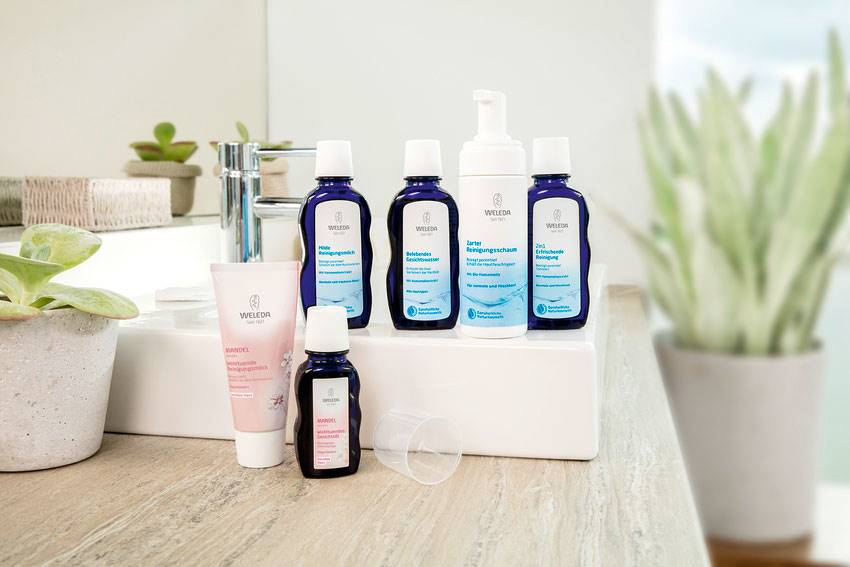 Productos Weleda para ritual de belleza