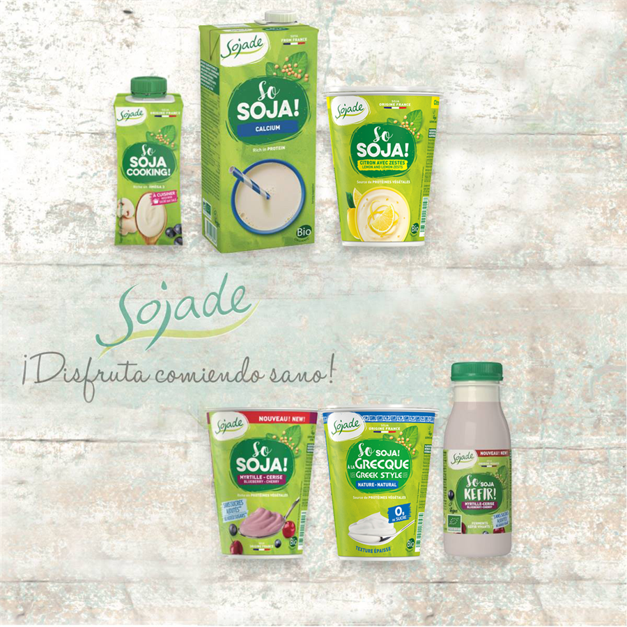 Sojade: bebidas y postres 100% vegetales de alto valor nutricional
