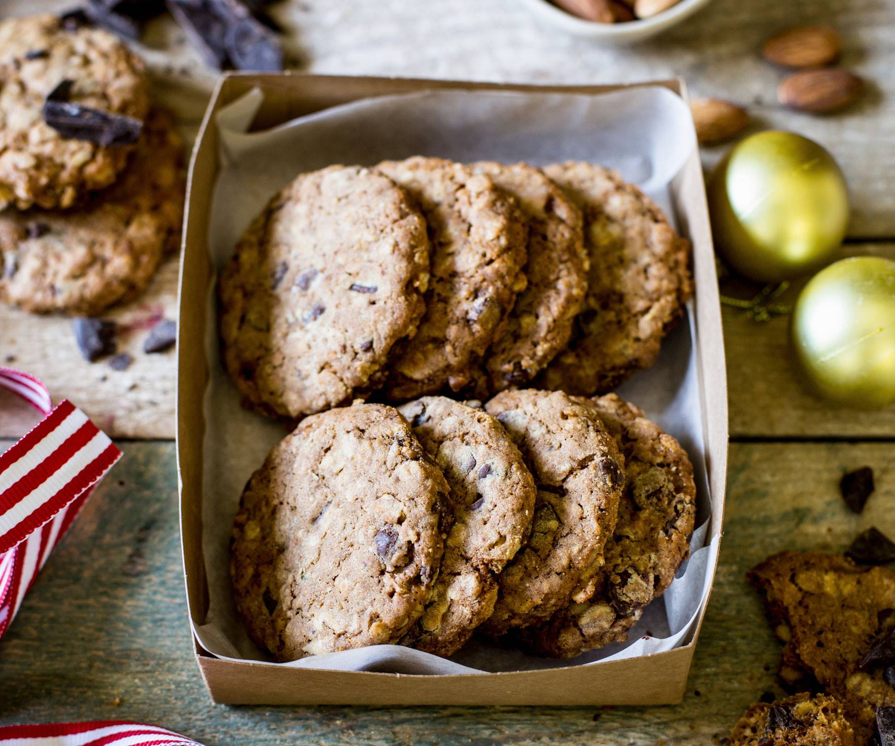 receta-galletas-avena. Cookies de avena