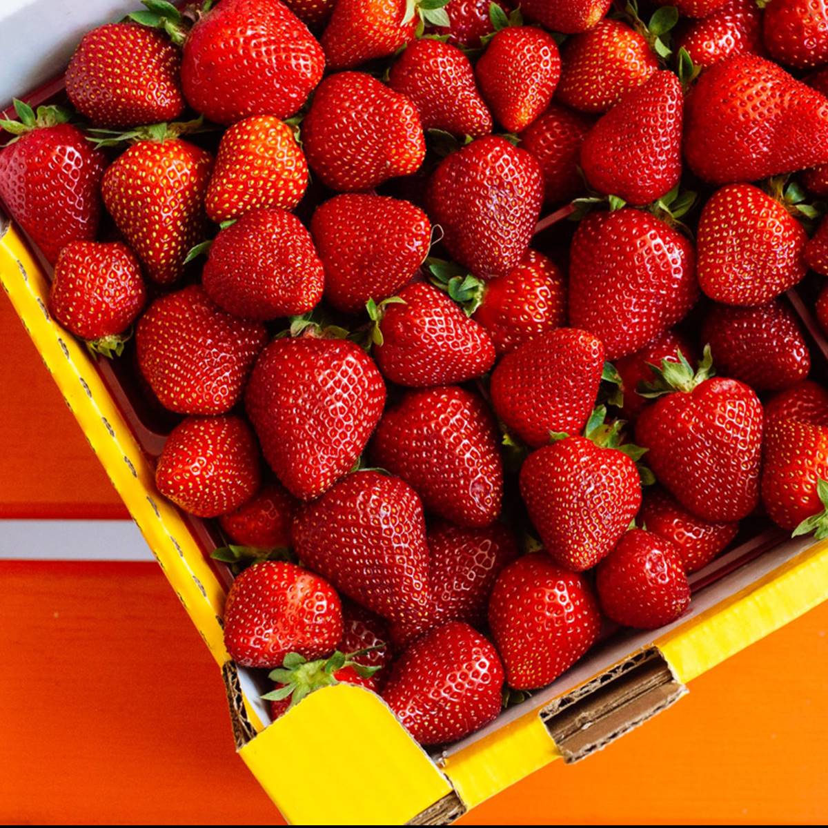 Caja de fresas
