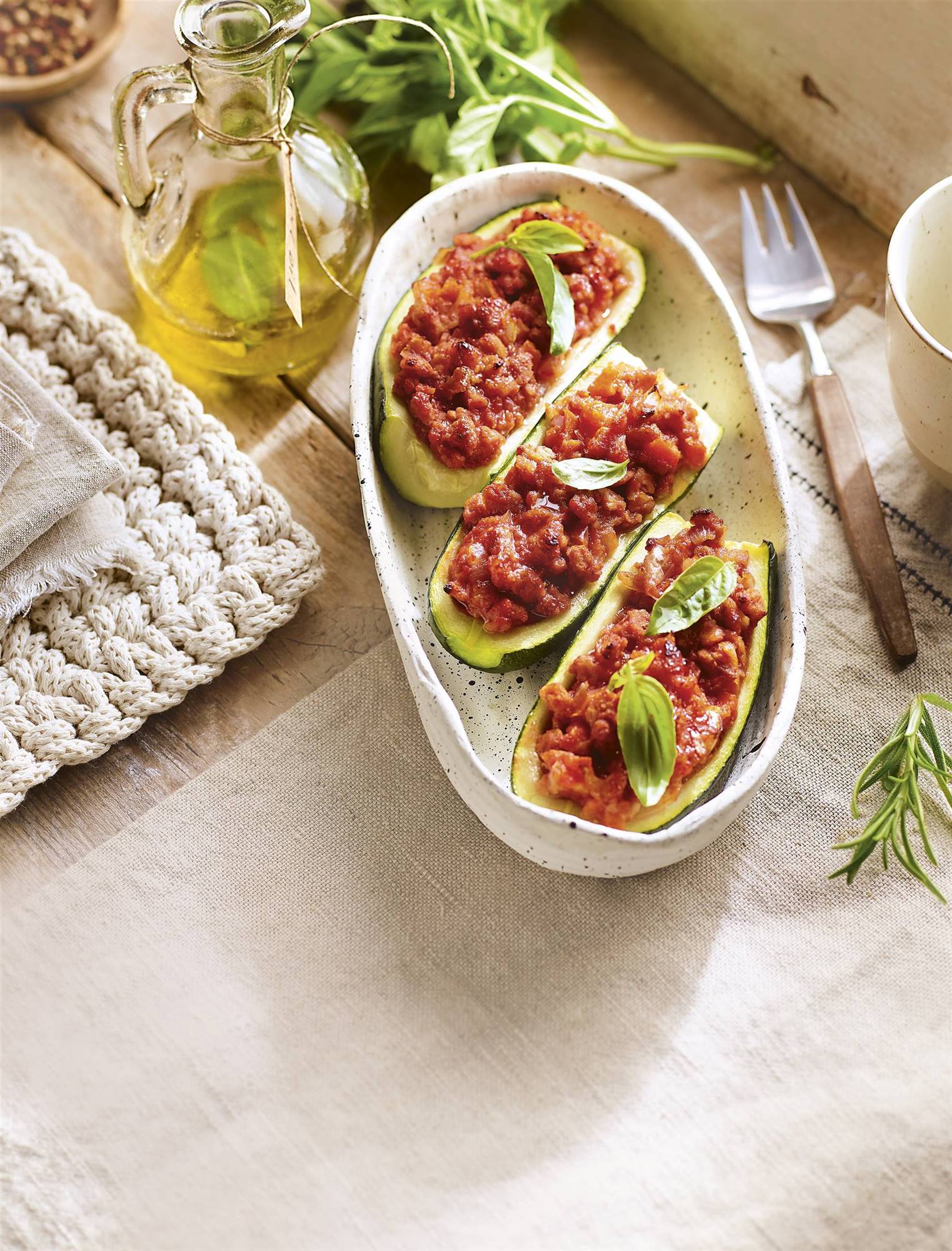 C-FEBRERO-PROTEINAScalabacin-relleno. Calabacines rellenos a la boloñesa