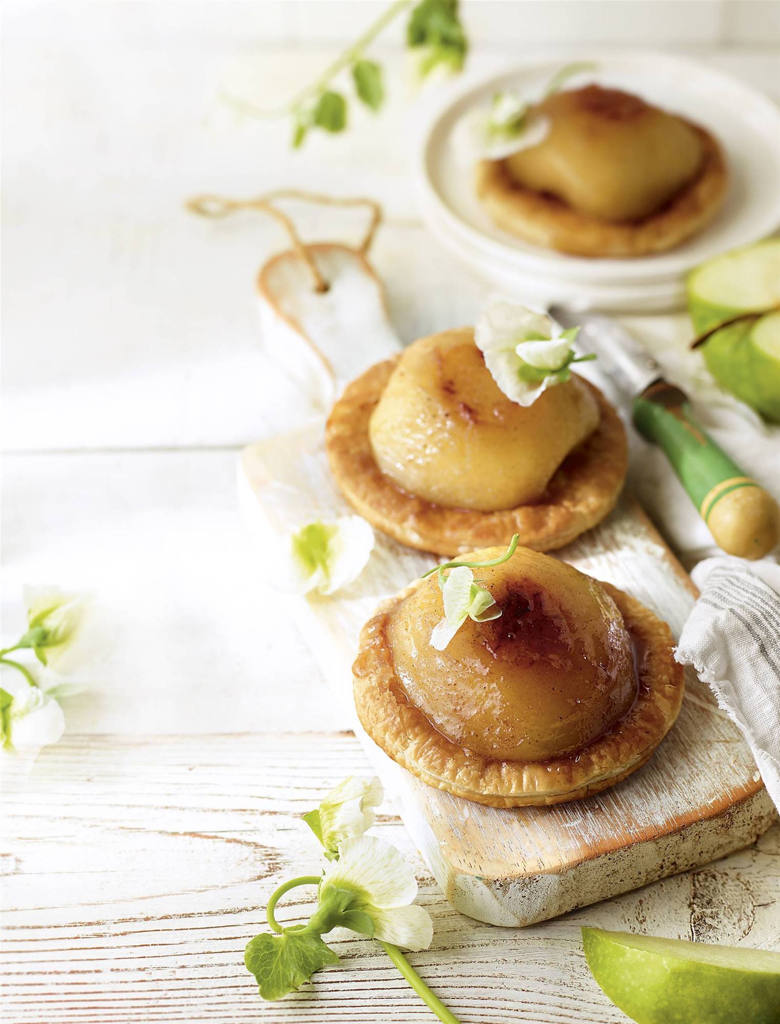 Mini tatin de manzana ácida con canela