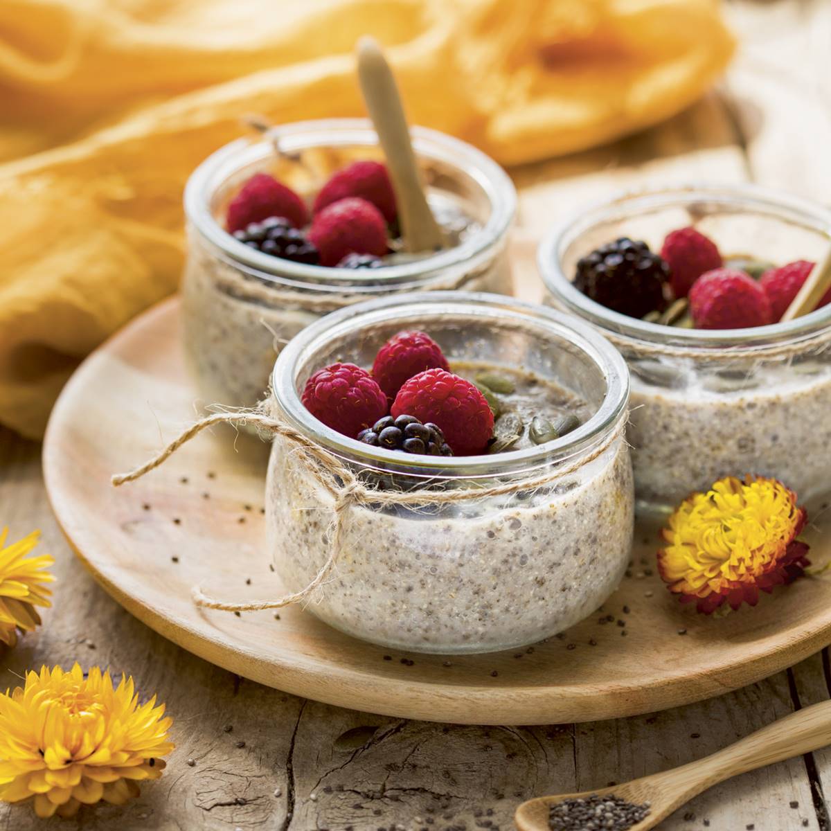 receta pudding de chia