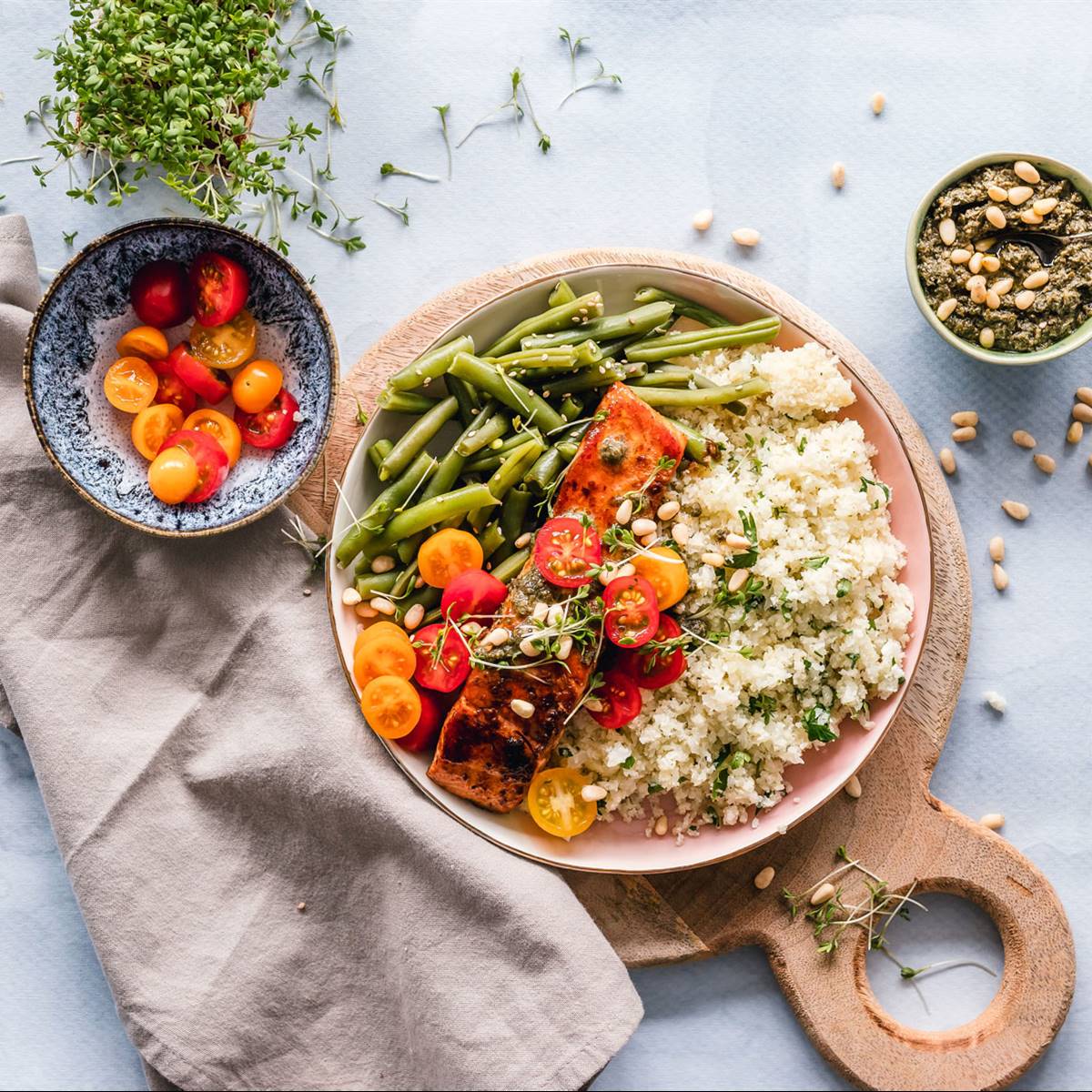 Menú vegano semanal para julio