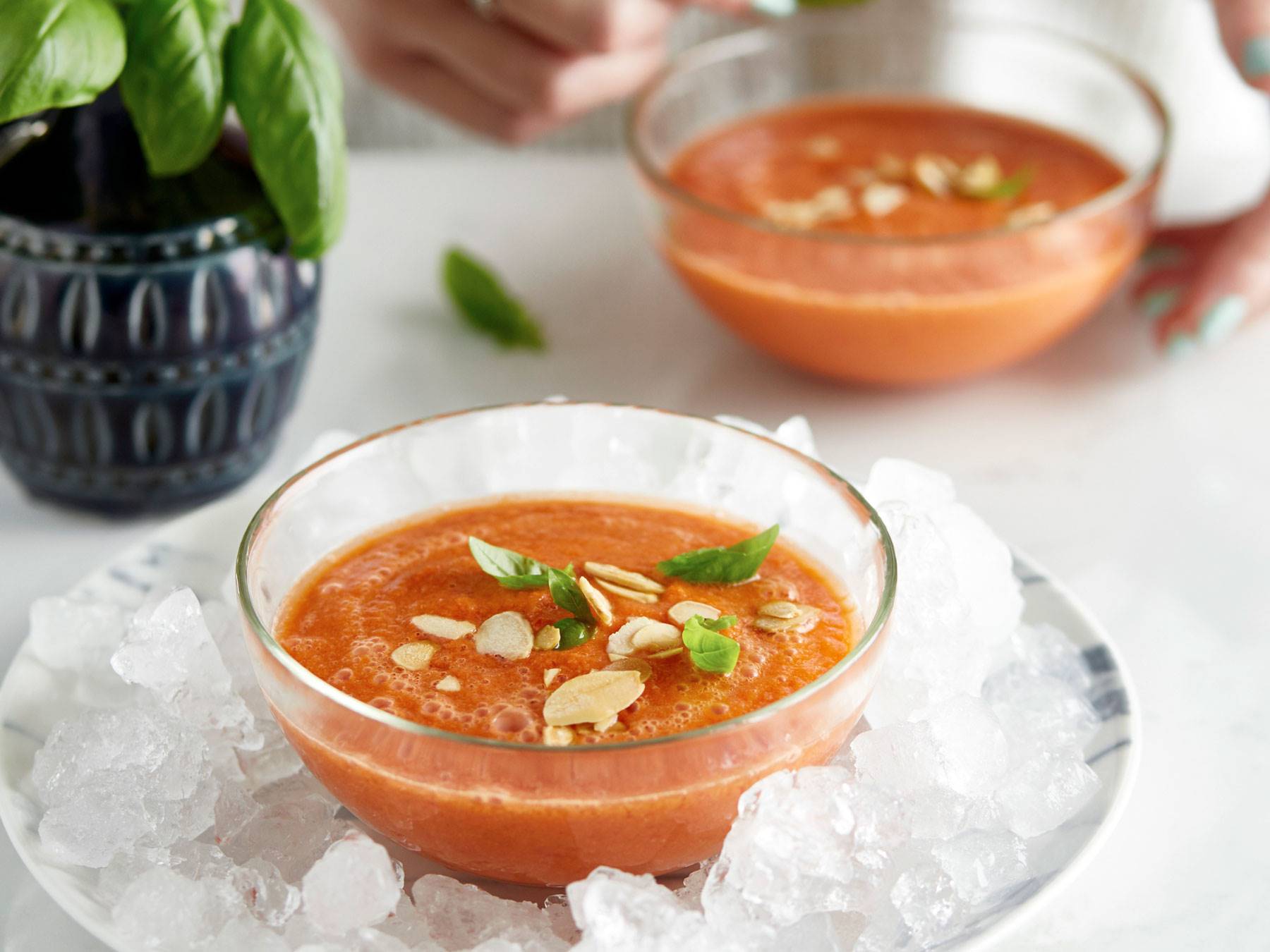 receta-cenas-rapidas-gazpacho-nectarina