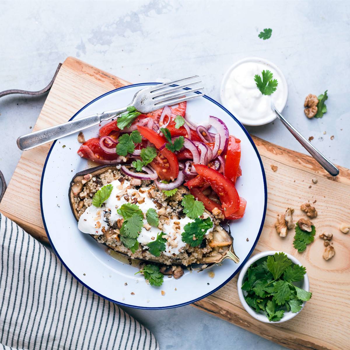 Menú vegano semanal para agosto