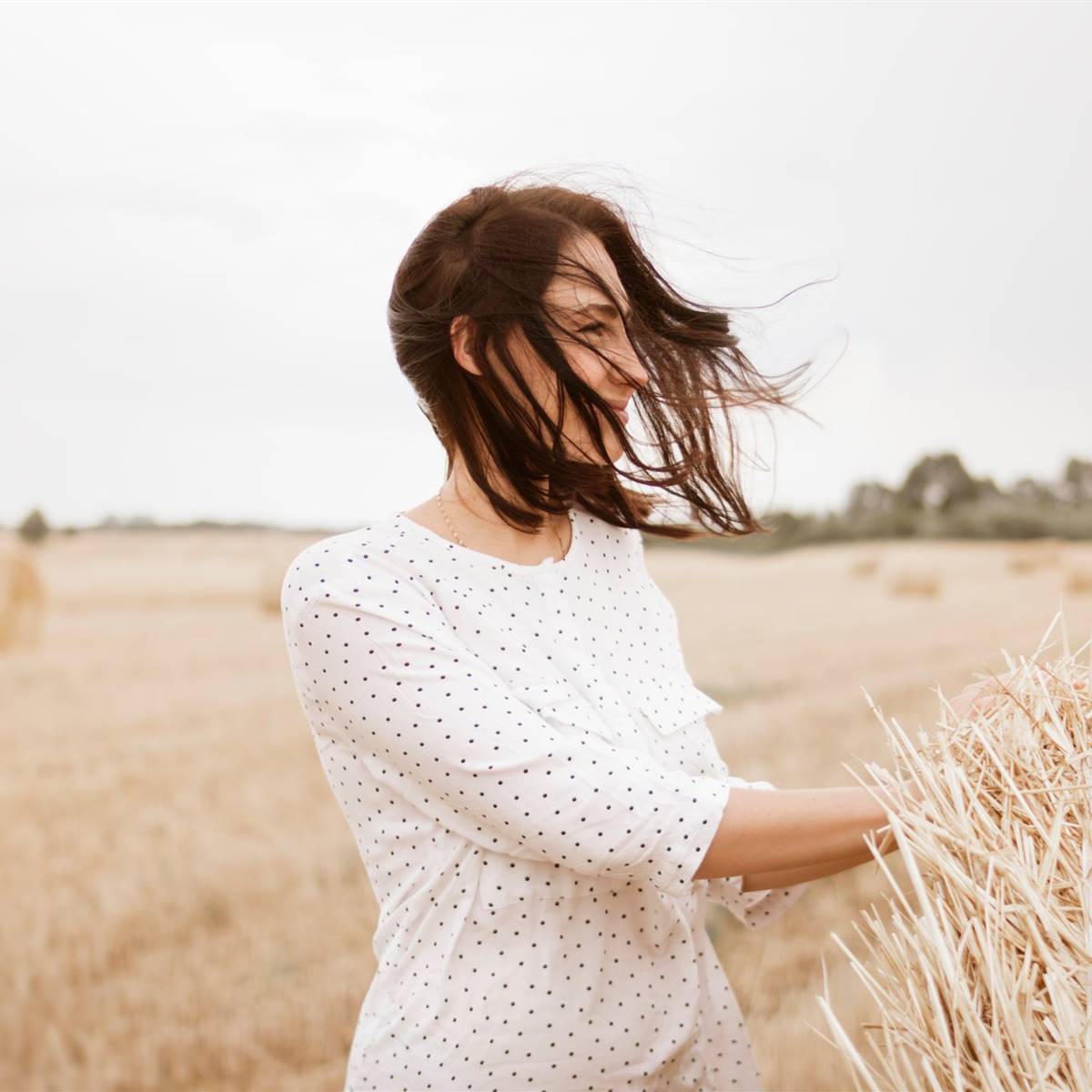 Mujer en el campo