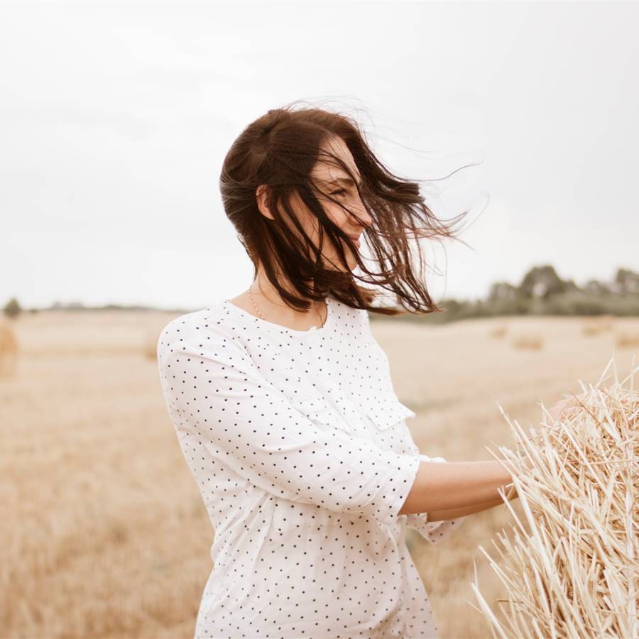 Mujer en el campo