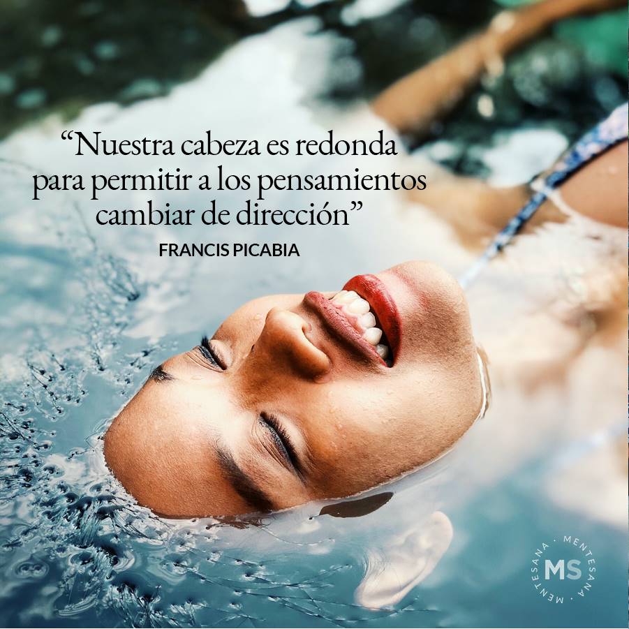 10 Frases-cambiar-mundo-texto8. 8. Nuestra cabeza es redonda para permitir a los pensamientos cambiar de dirección. Francis Picabia