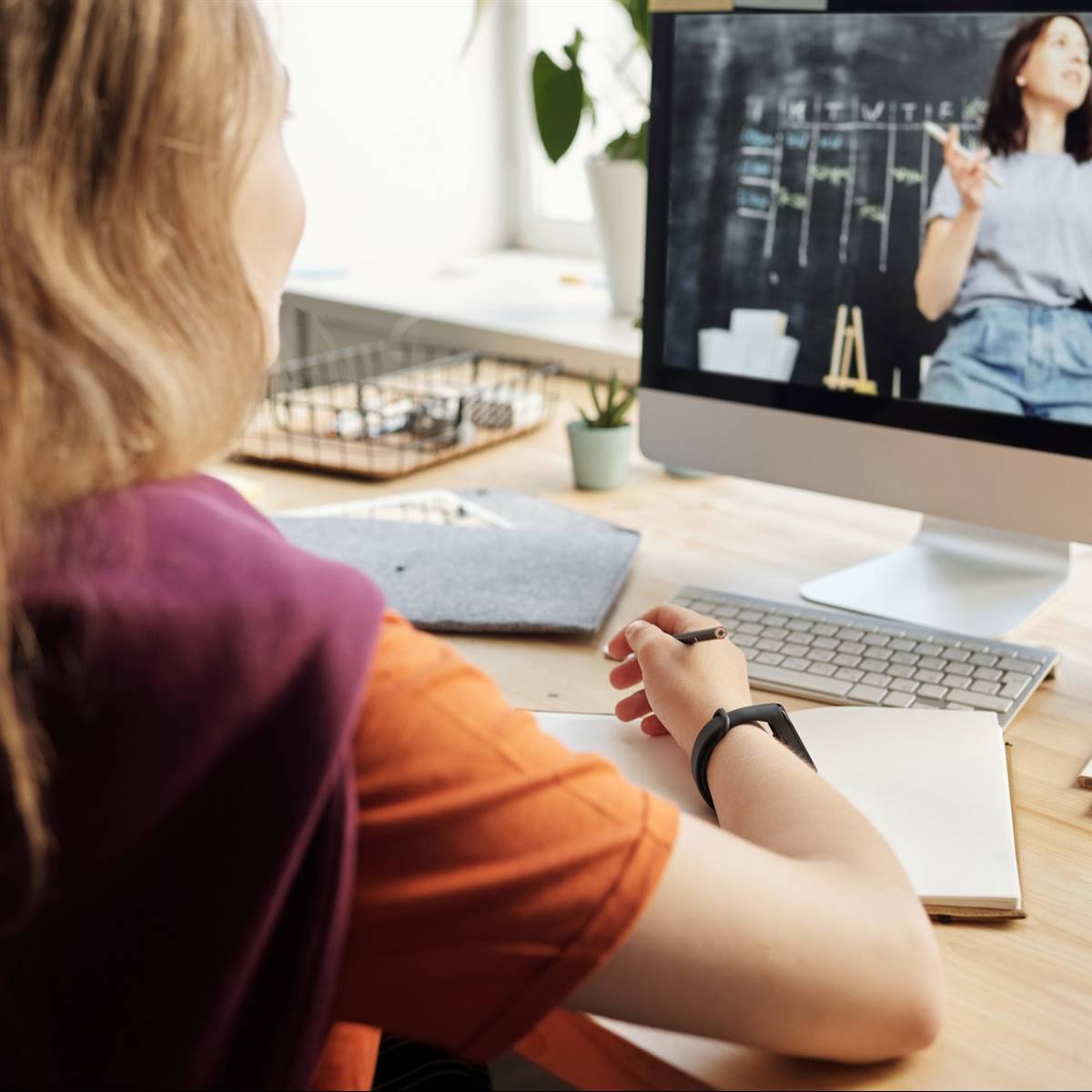 Mujer teletrabajo