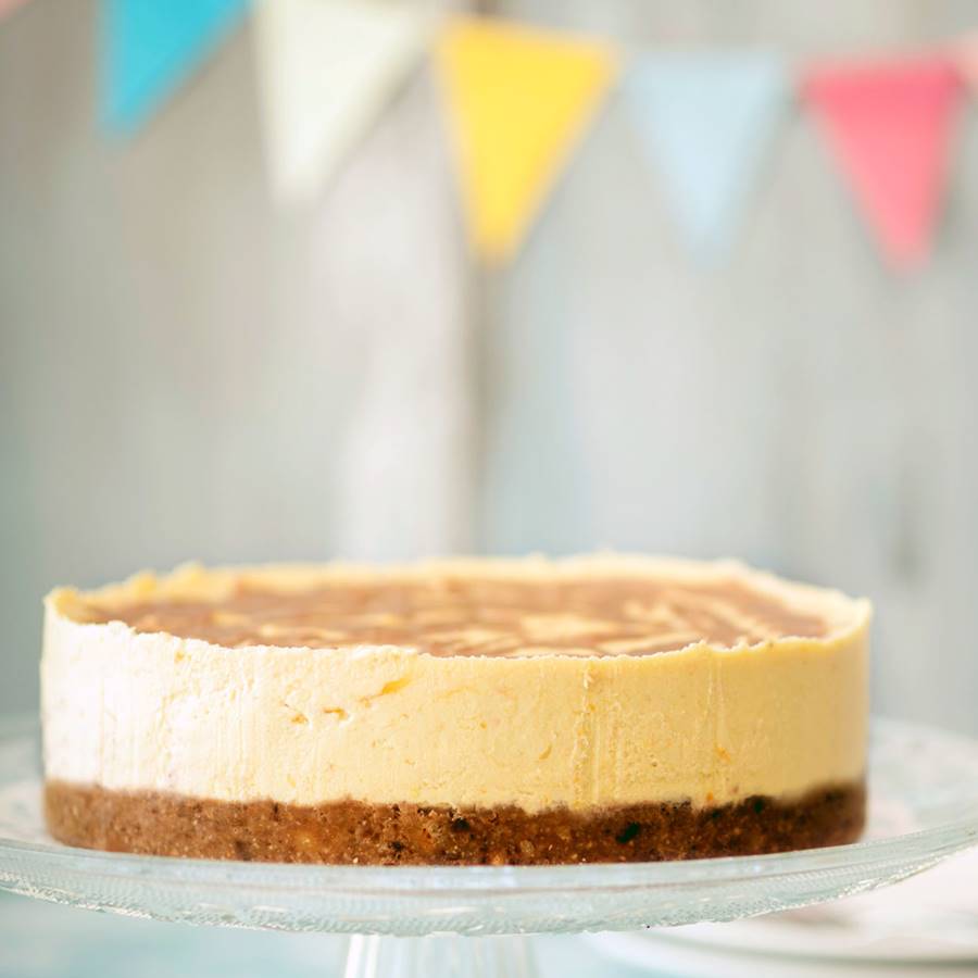 Cheesecake vegano de calabaza