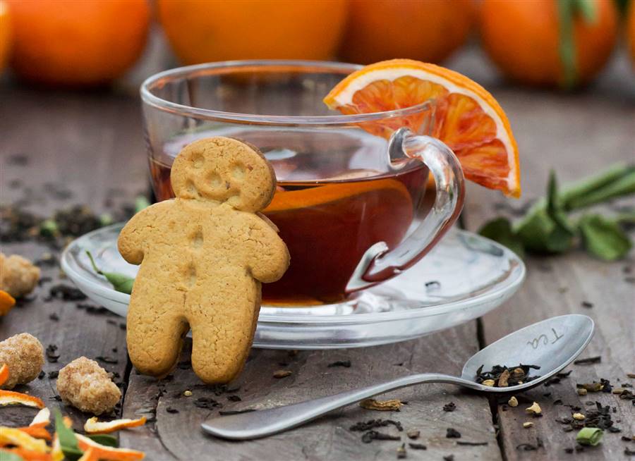 Chai masala con naranja