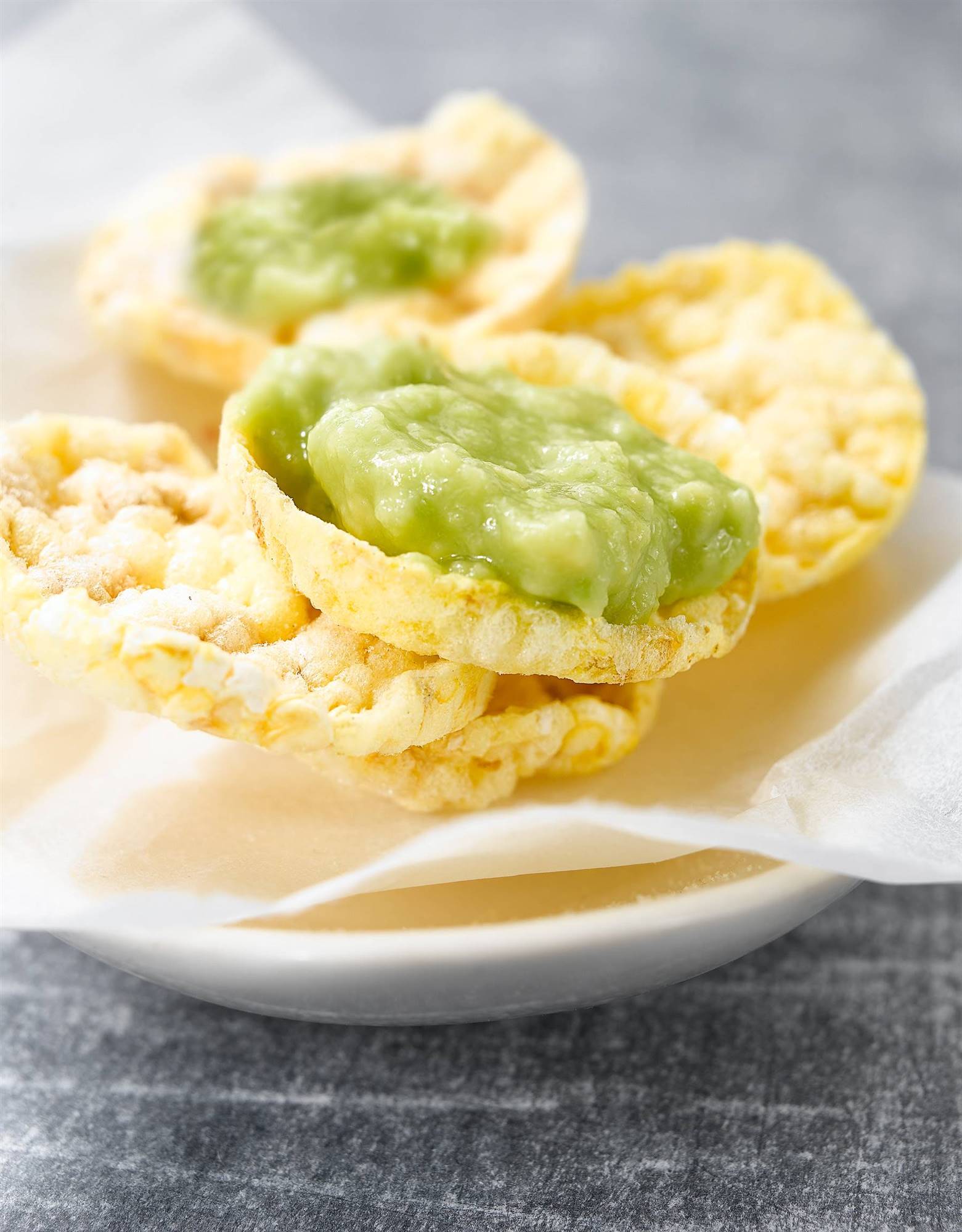 Tortitas de maíz con guacamole