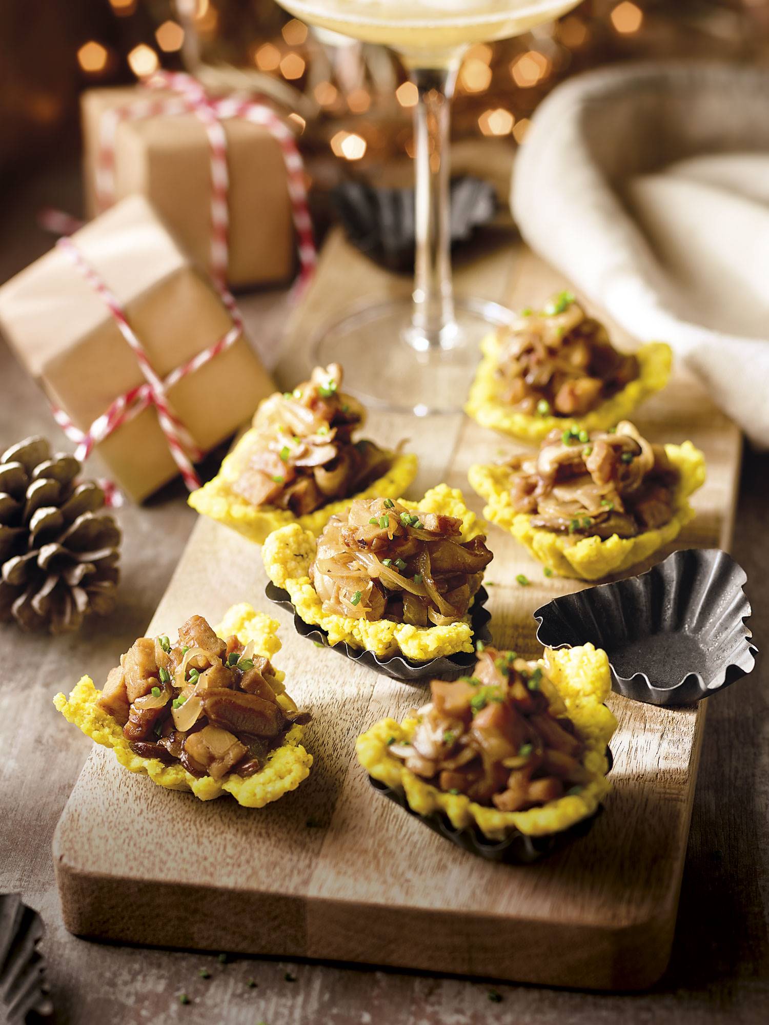 receta-nochevieja-navidad-tartaletas-mijo-shiitake