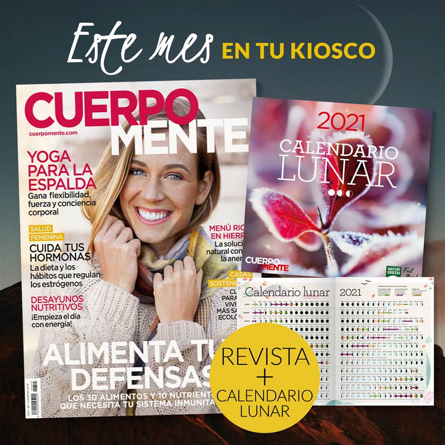 Tu Calendario Lunar 2021 Con La Revista Cuerpomente De Enero revistas con calendario 2021