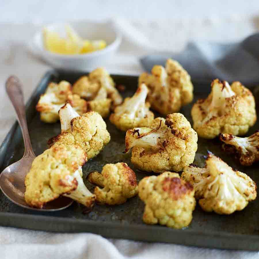 Coliflor crujiente al horno