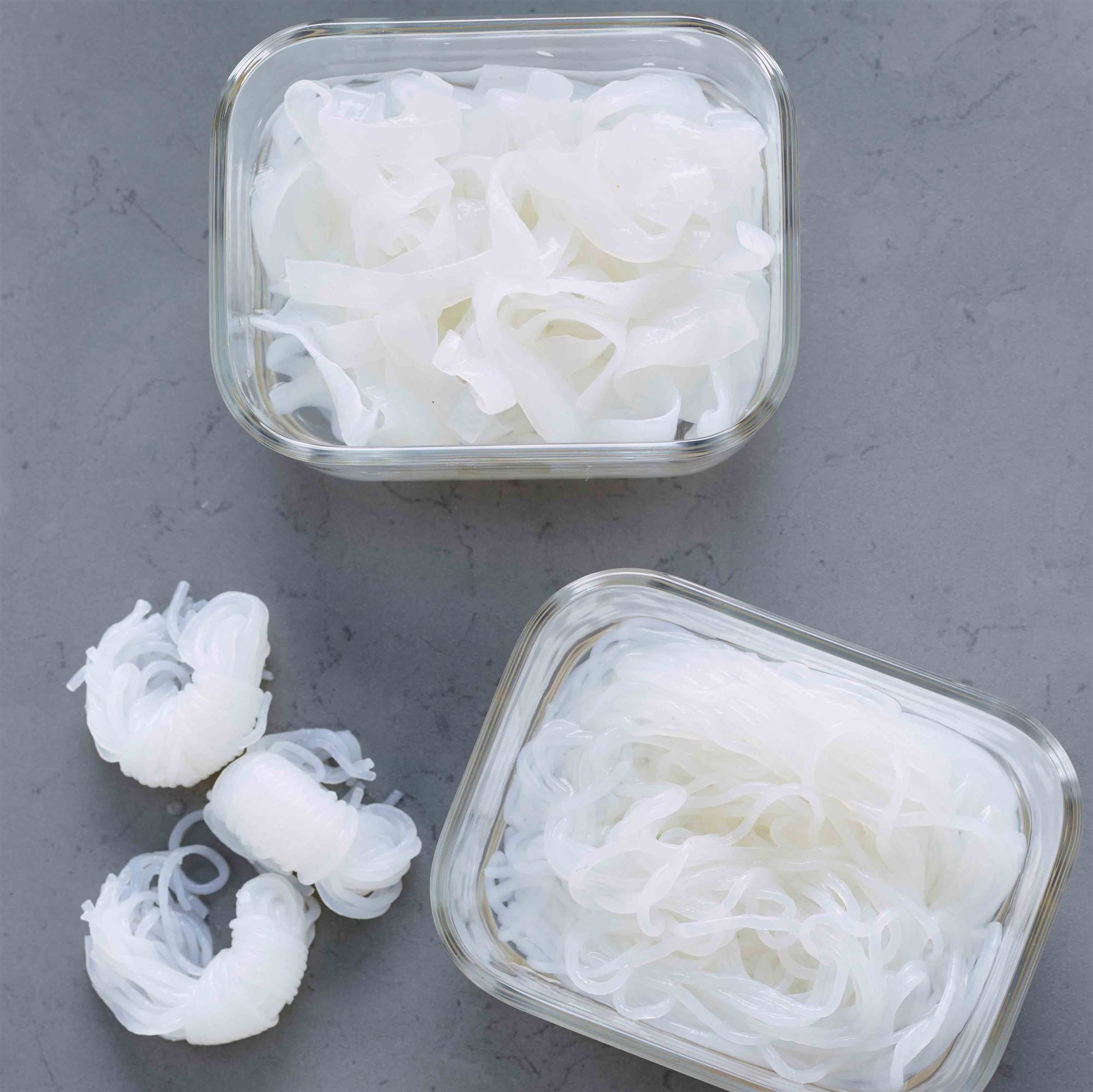 Fideos de konjac o shirataki