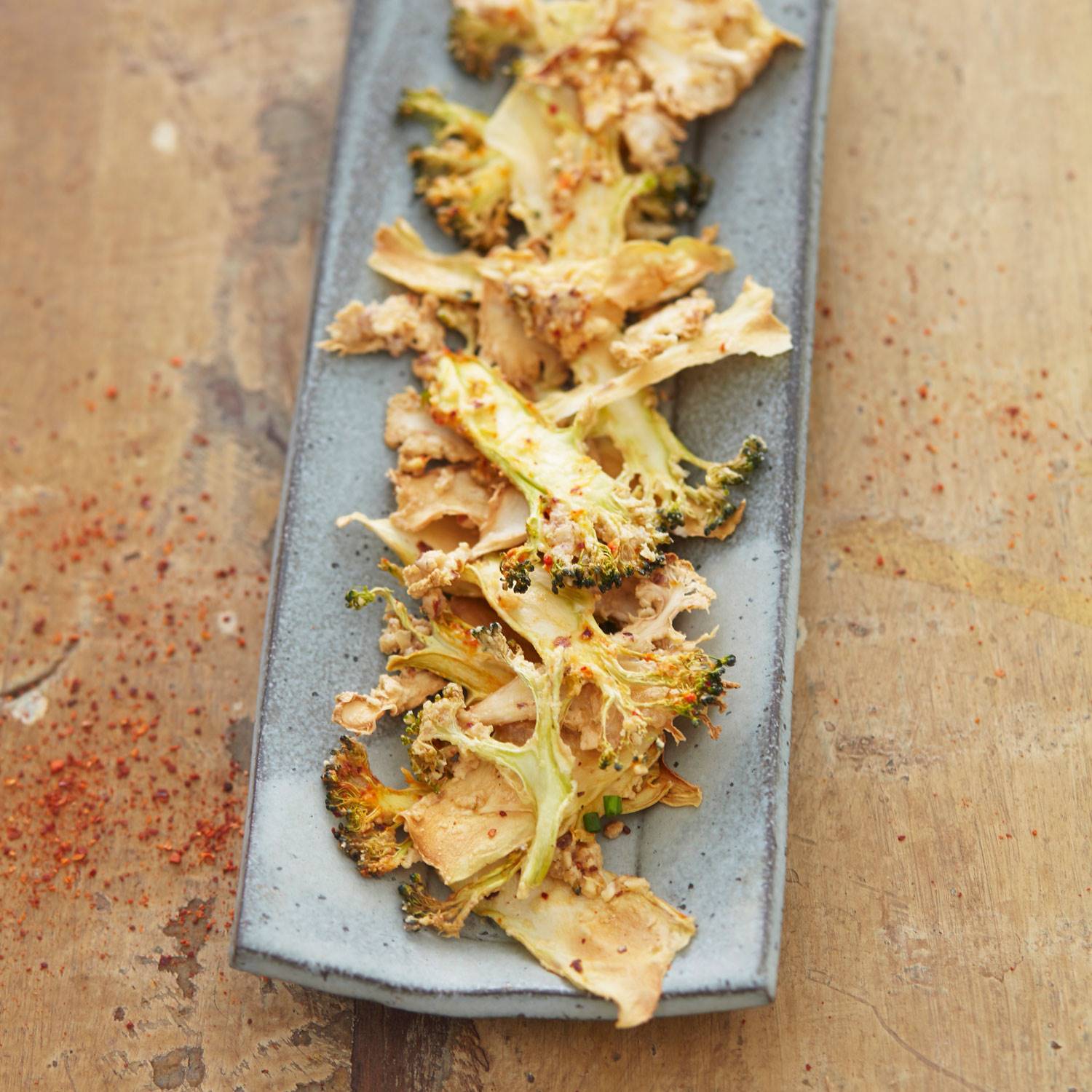 snack-keto-brocoli. Brocoli crujiente con gomasio