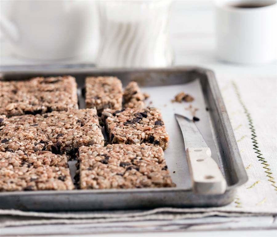Receta de barritas de avena con chía
