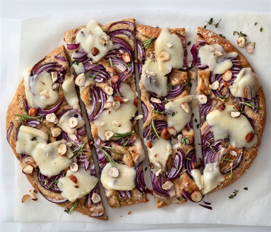 Masa de pizza de trigo sarraceno, sin gluten