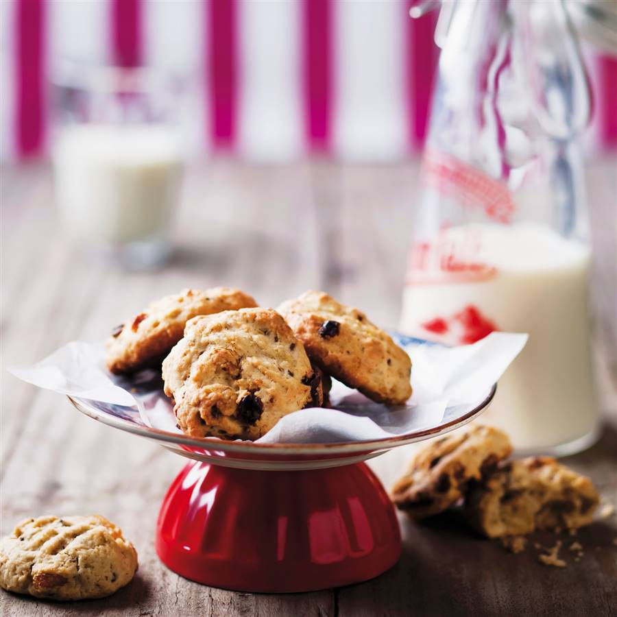 Cookies de chocolate con harina de garbanzos