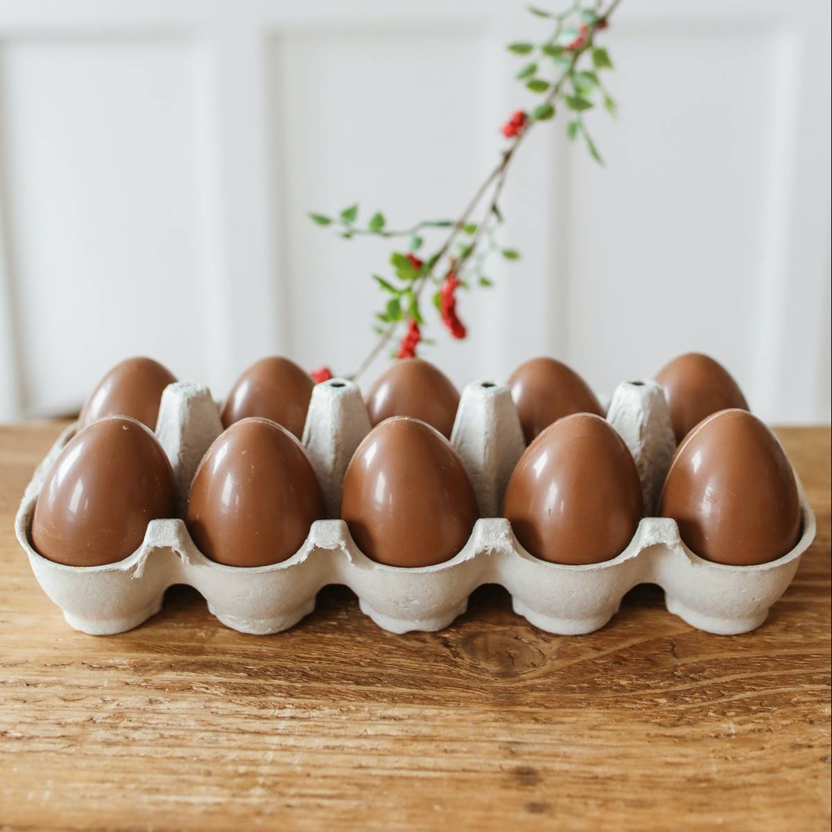 Huevos de pascua de chocolates caseros perfectos
