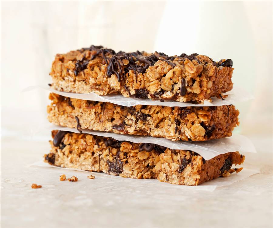 Barritas de galleta con chocolate para congelar