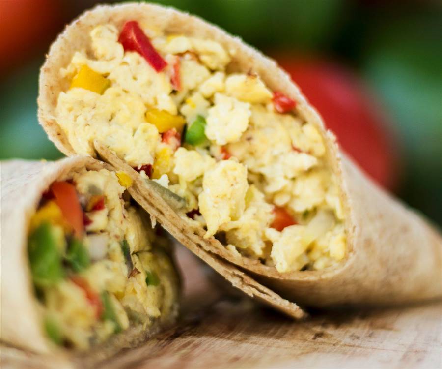Burrito de tofu para congelar