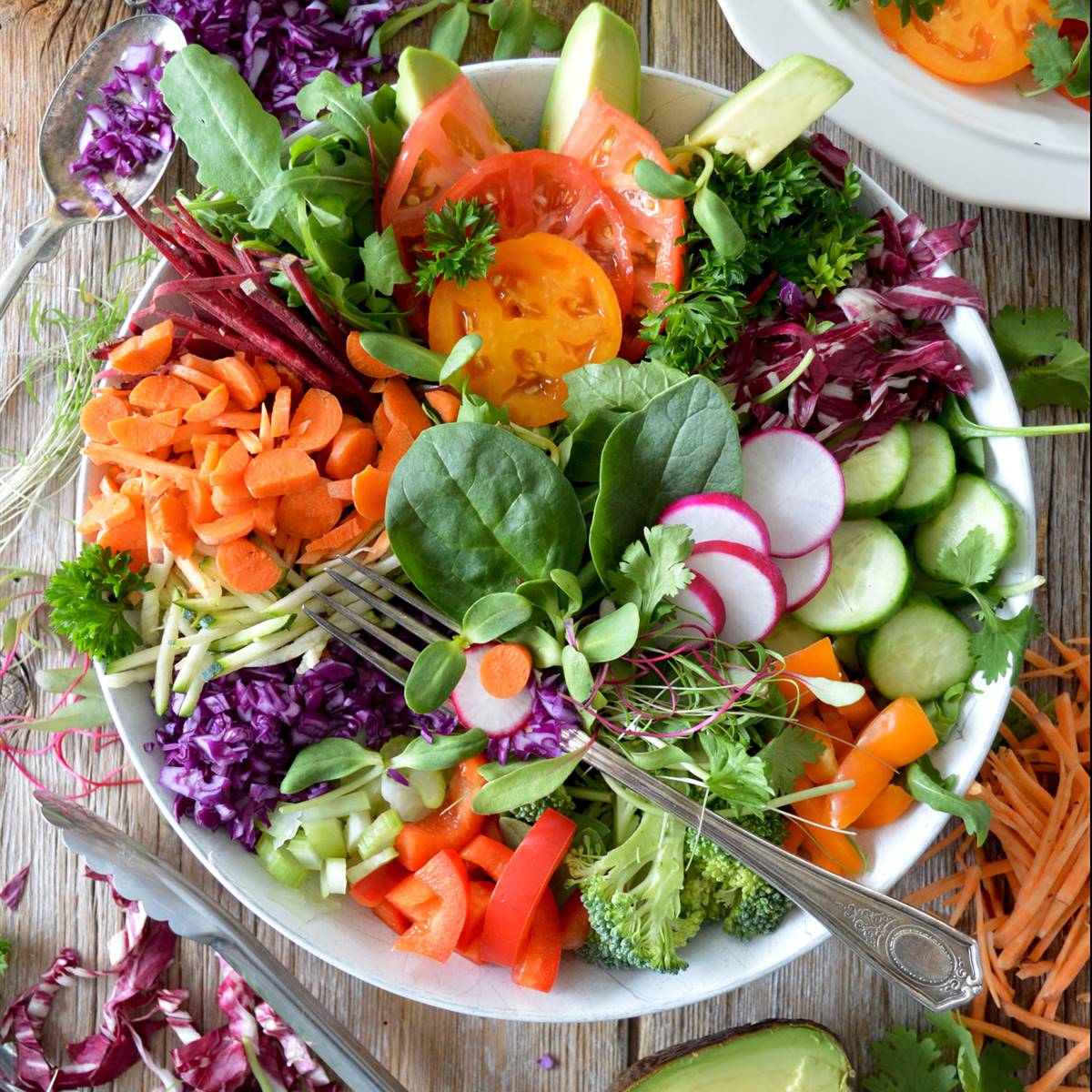 Menú semanal vegano de primavera