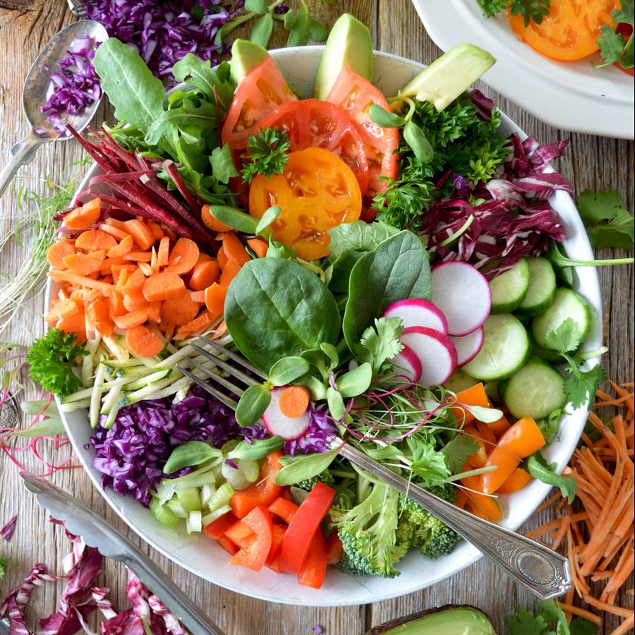 Tu menú vegano semanal para una primavera saludable